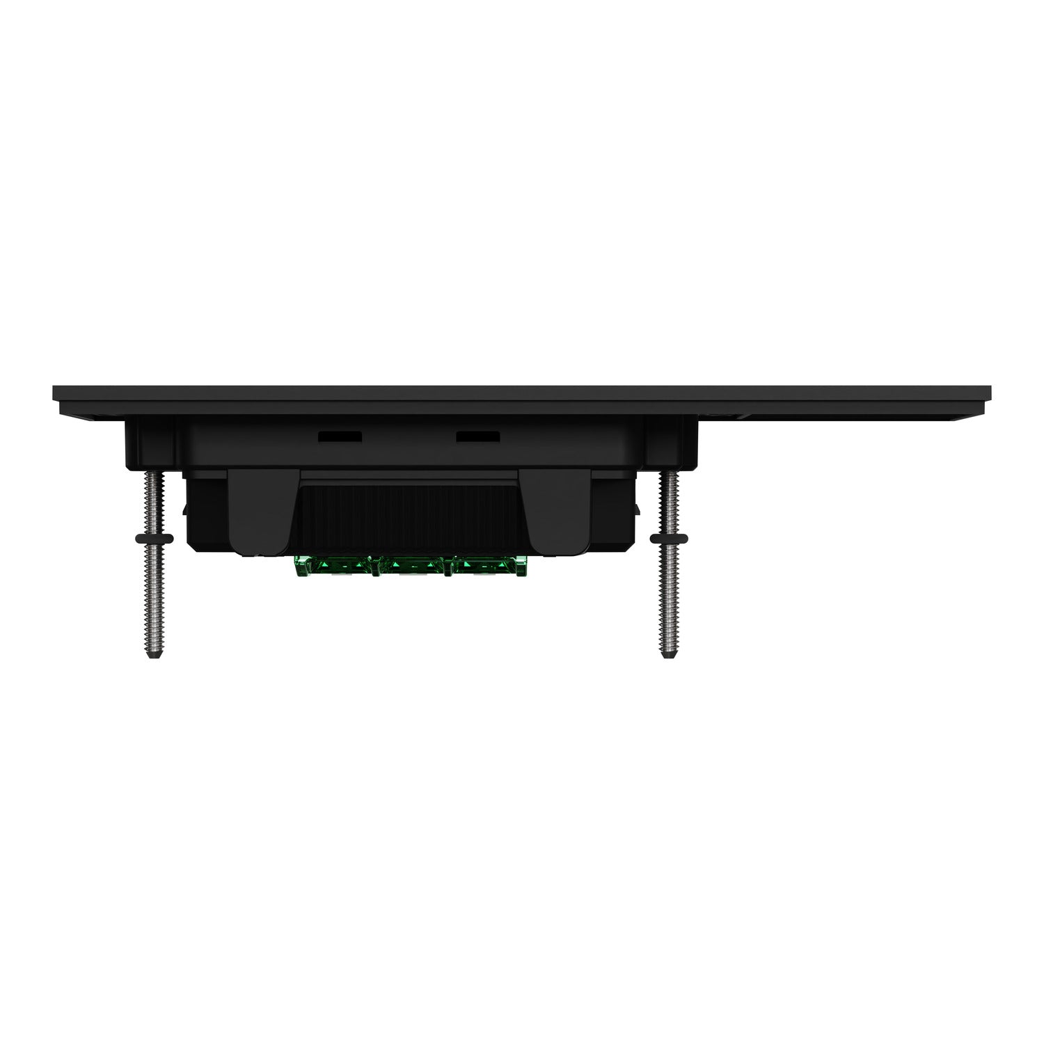 Clipsal Double Switch Power Point, Clipsal Solis, Horizontal Mount Matt Black/ Matt White 230V-240V- 1025-ZB, 1025-ZW