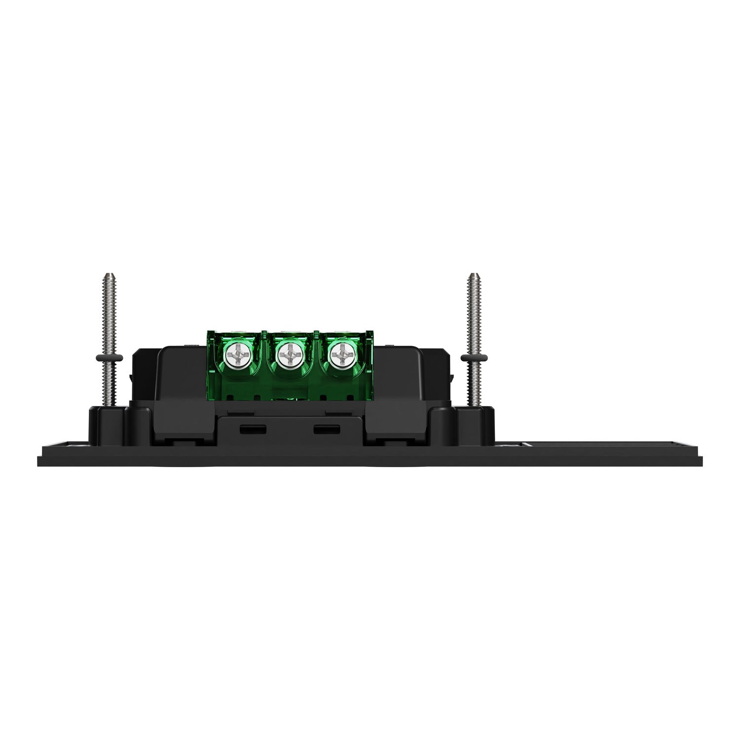Clipsal Double Switch Power Point, Clipsal Solis, Horizontal Mount Matt Black/ Matt White 230V-240V- 1025-ZB, 1025-ZW