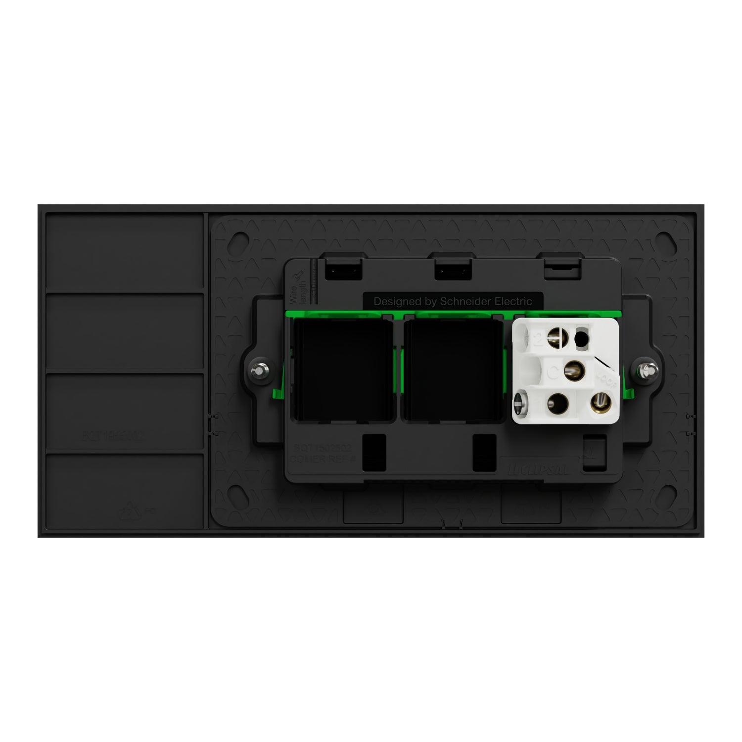 Clipsal Flush Switch, Clipsal Solis, Horizontal Mount, 1 Gang Matt Black/ Matt White 230V-240V- 1041PA-ZB, 1041PA-ZW