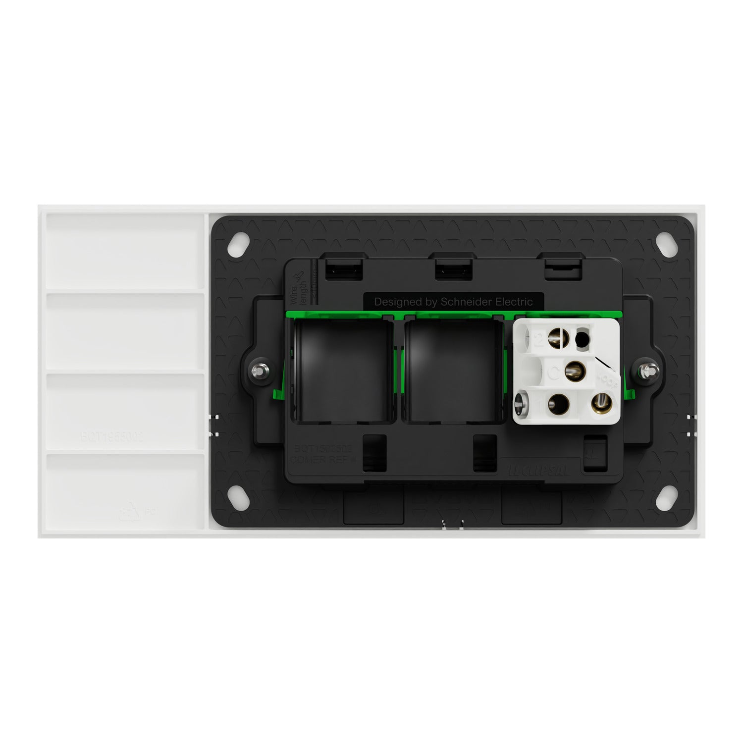 Clipsal Flush Switch, Clipsal Solis, Horizontal Mount, 1 Gang Matt Black/ Matt White 230V-240V- 1041PA-ZB, 1041PA-ZW