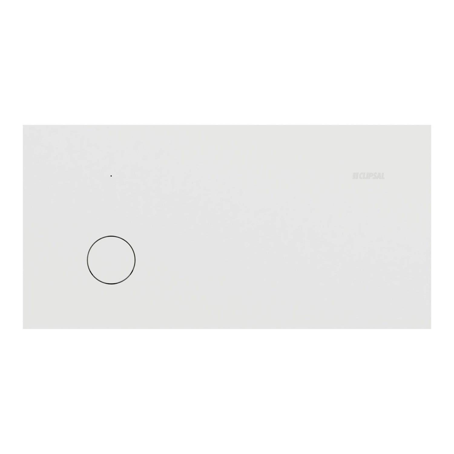 Clipsal Flush Switch, Clipsal Solis, Horizontal Mount, 1 Gang Matt Black/ Matt White 230V-240V- 1041PA-ZB, 1041PA-ZW