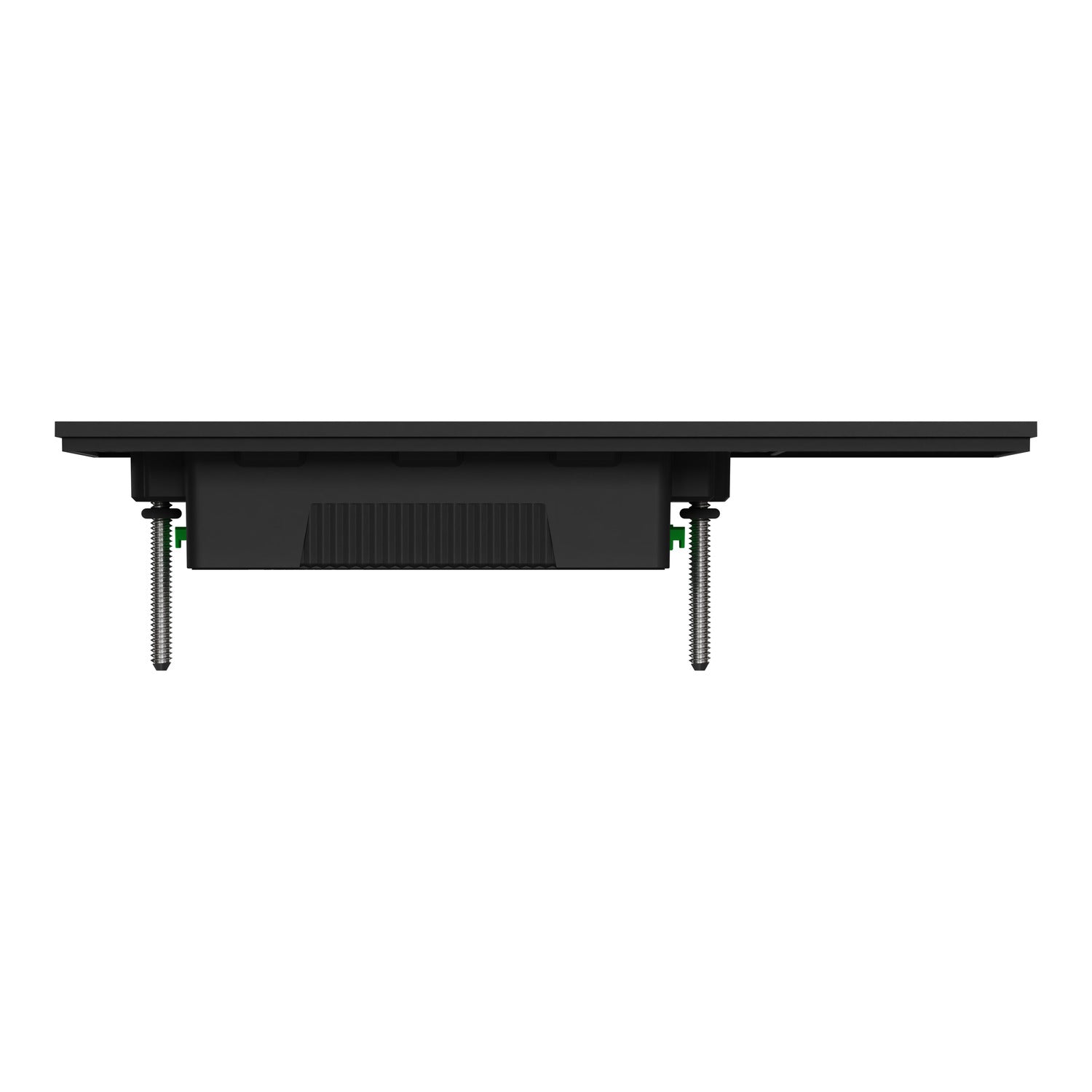 Clipsal Grid Plate and Cover, Clipsal Solis, 1 Gang, Horizontal Matt Black/ Matt White- 1041PUA-ZB, 1041PUA-ZW