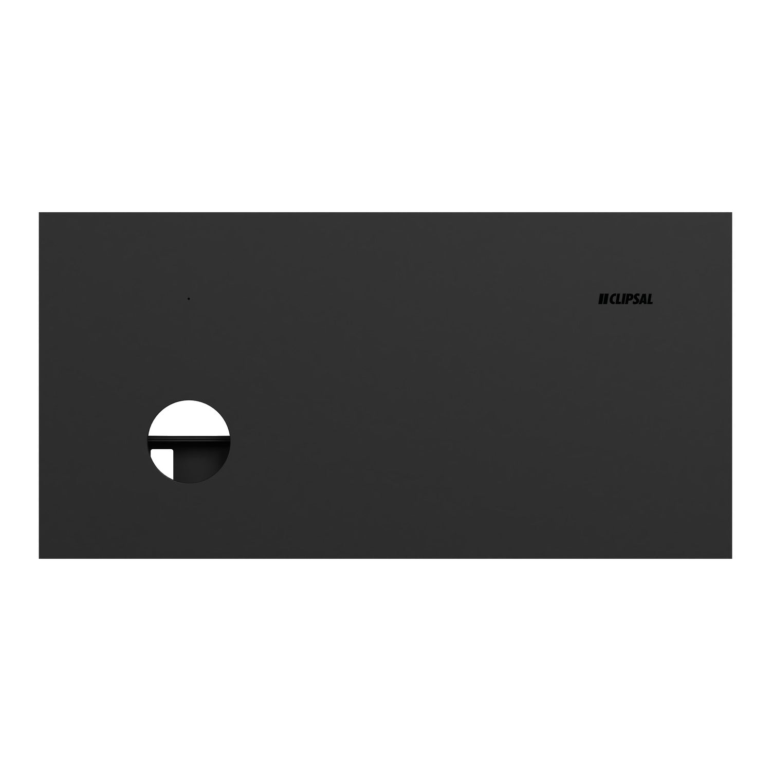 Clipsal Grid Plate and Cover, Clipsal Solis, 1 Gang, Horizontal Matt Black/ Matt White- 1041PUA-ZB, 1041PUA-ZW