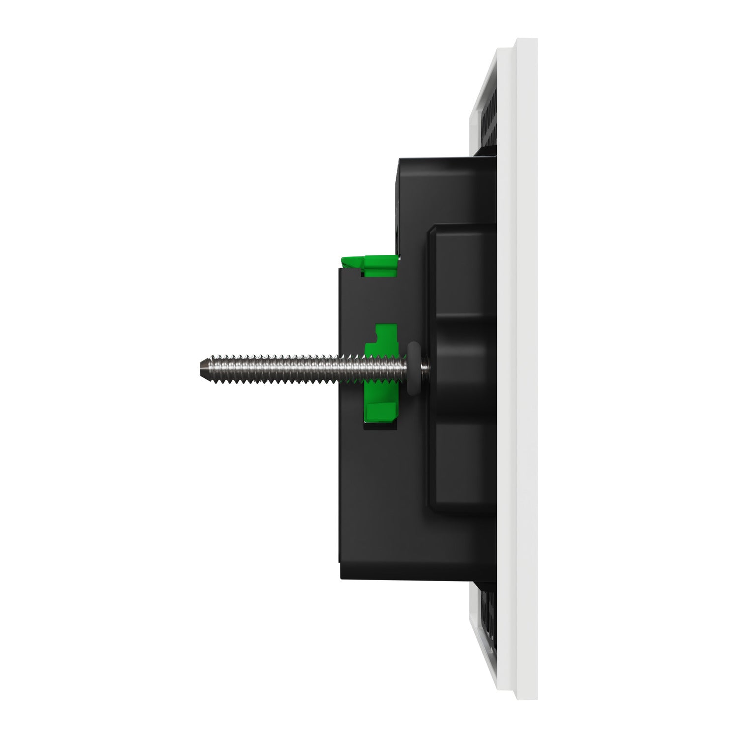 Clipsal Grid Plate and Cover, Clipsal Solis, 1 Gang, Horizontal Matt Black/ Matt White- 1041PUA-ZB, 1041PUA-ZW