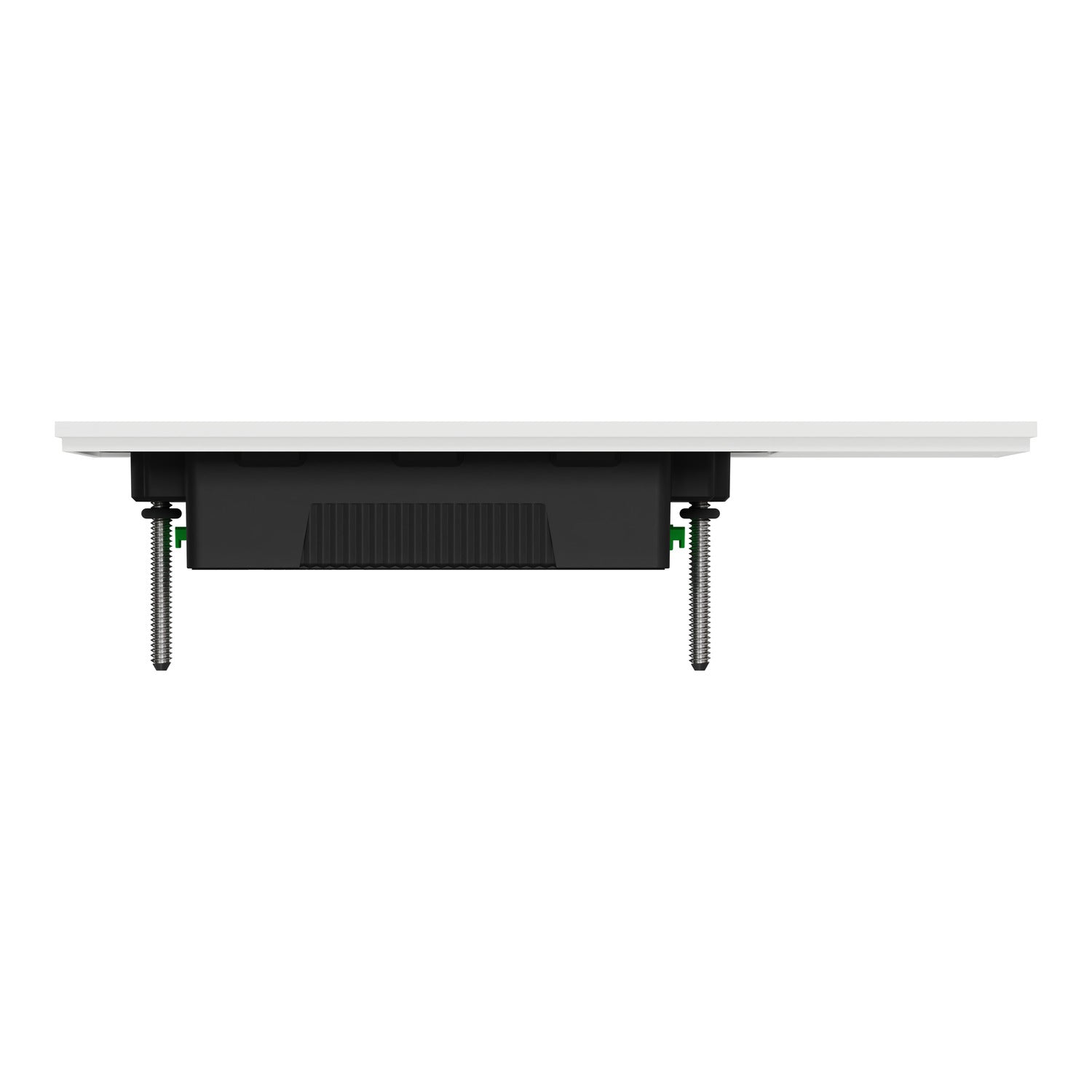 Clipsal Grid Plate and Cover, Clipsal Solis, 1 Gang, Horizontal Matt Black/ Matt White- 1041PUA-ZB, 1041PUA-ZW