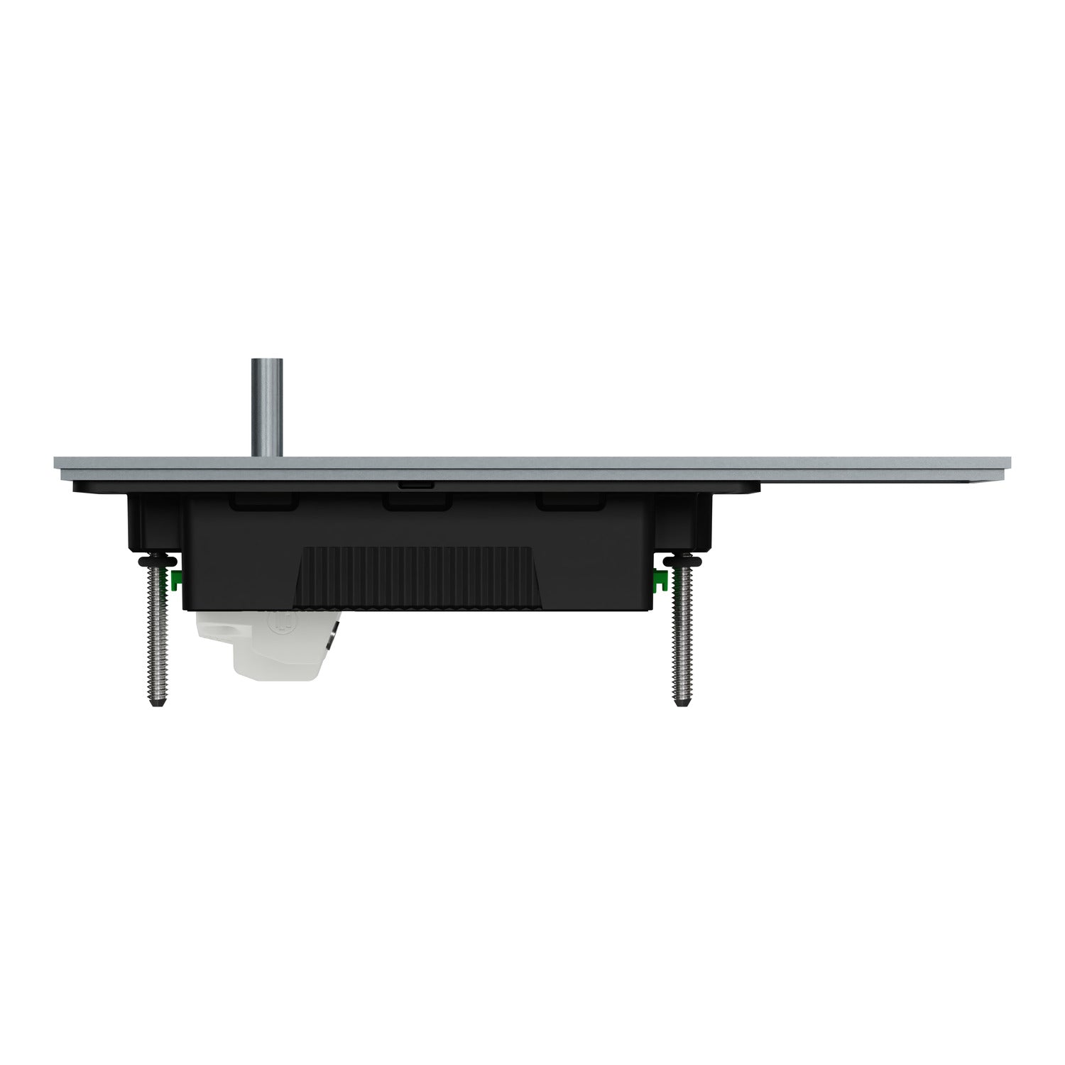Clipsal Flush Switch, Clipsal Solis T Series, Horizontal Mount, 1 Gang Platinum 230V-240V- 1041TA-PT