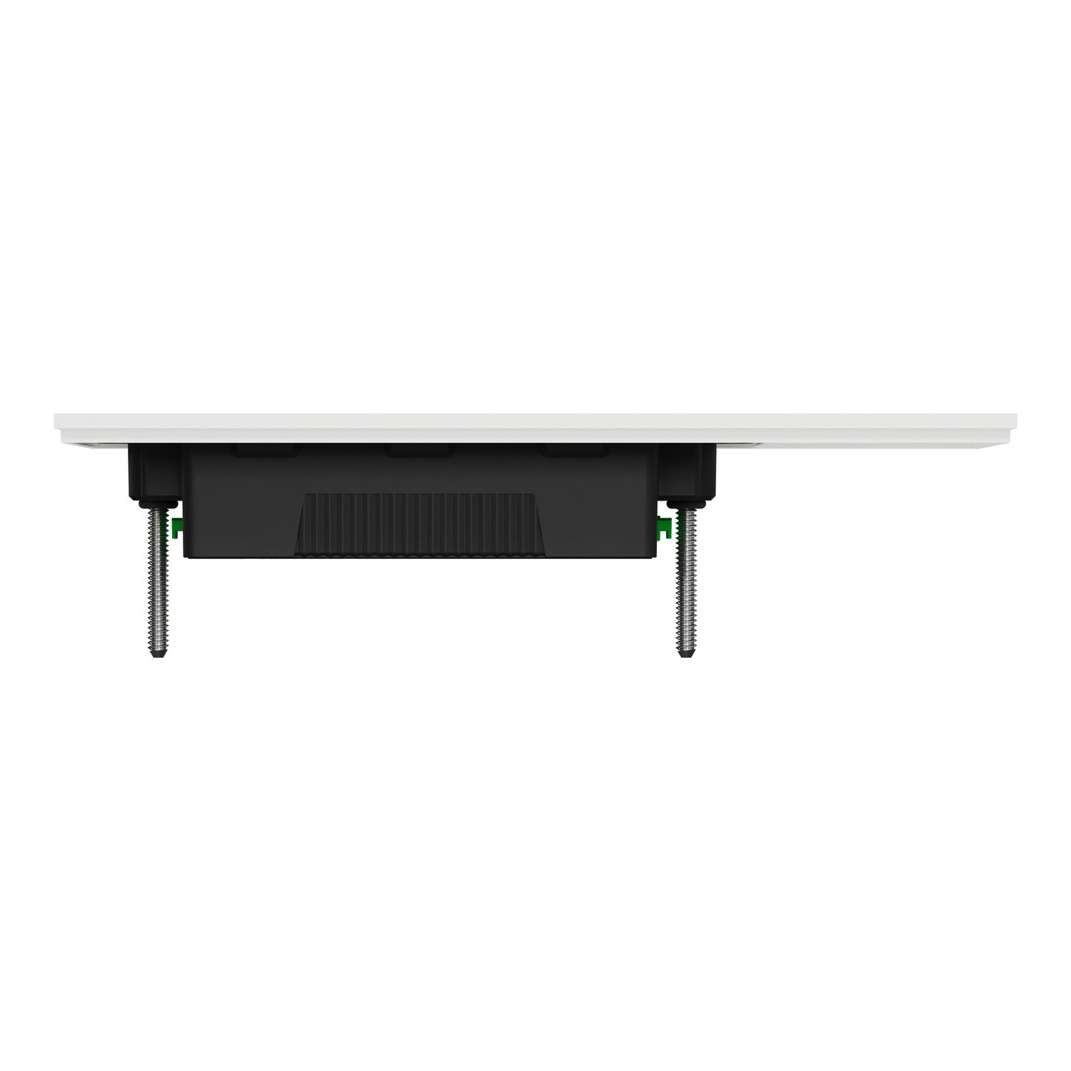 Clipsal Grid Plate and Cover, Clipsal Solis, 2 Gang, Horizontal Matt Black/ Matt White- 1042PUA-ZB, 1042PUA-ZW