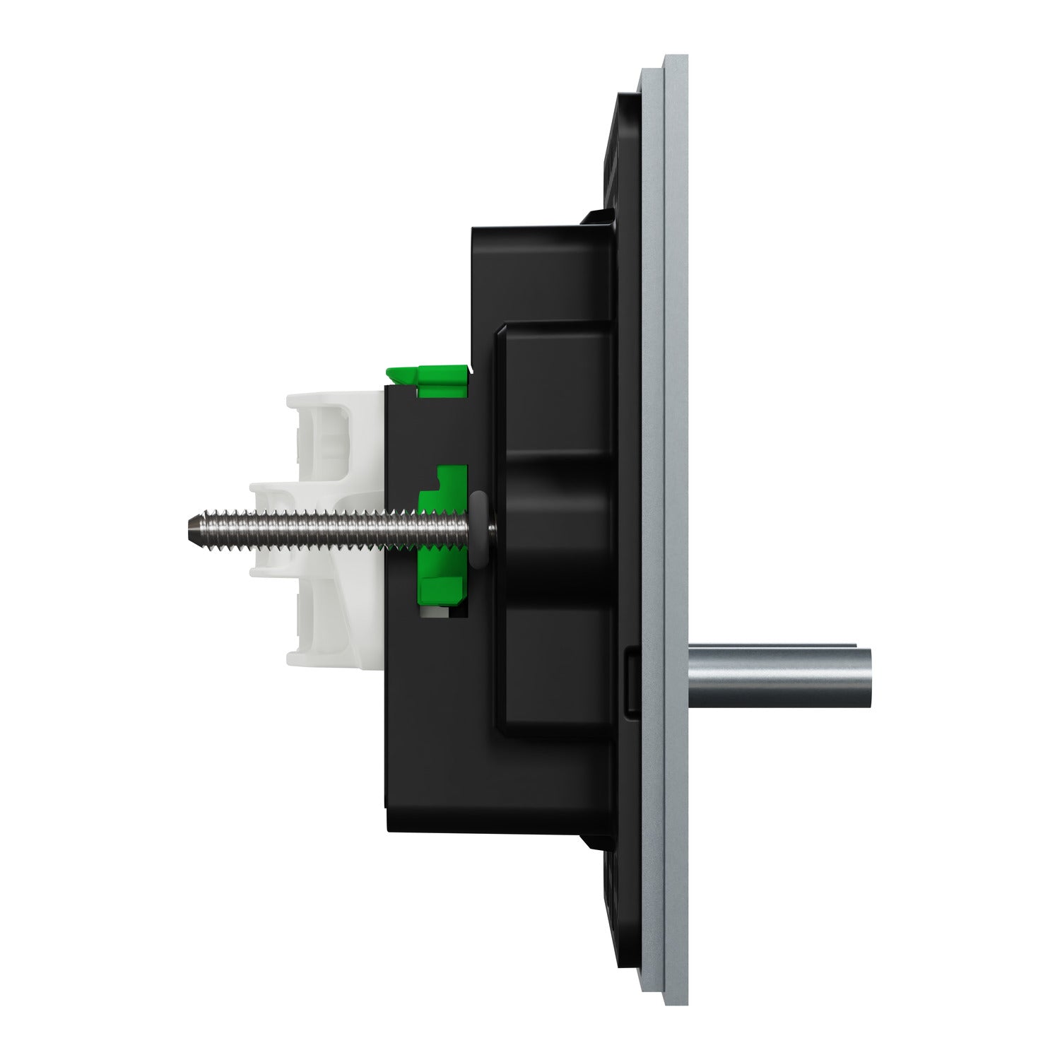 Clipsal Flush Switch, Clipsal Solis T Series, Horizontal Mount, 2 Gang Platinum 230V-240V- 1042TA-PT