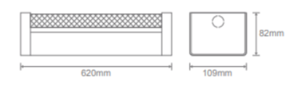 Domus Park-60 Diff LED Linear Batten Tri - White 7.5/15W 240V IP20 - 66050, 66051, 66052 - Domus Lighting