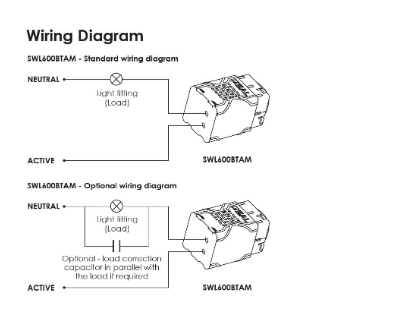 SAL Pixie Smart Switch G3 Electrical Accessories Blue 600W 240V IP20 - SWL600BTAM- SAL Lighting