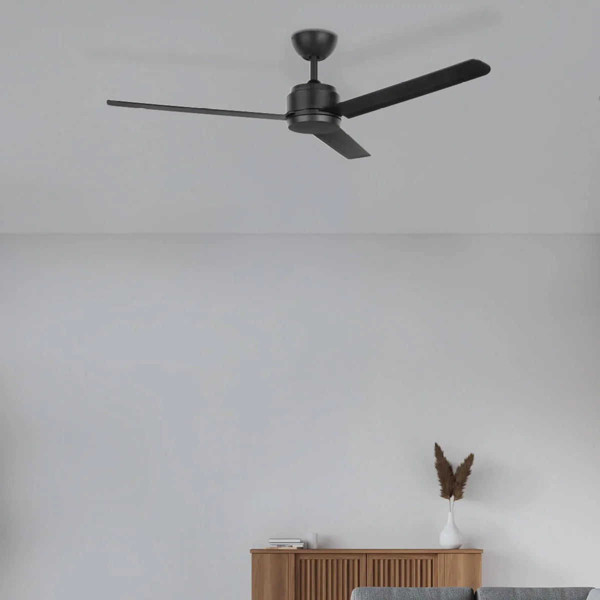 Brilliant Solana 52" AC ABS Ceiling Fan Black/ White 55W 240V- 22761/06, 22761/05