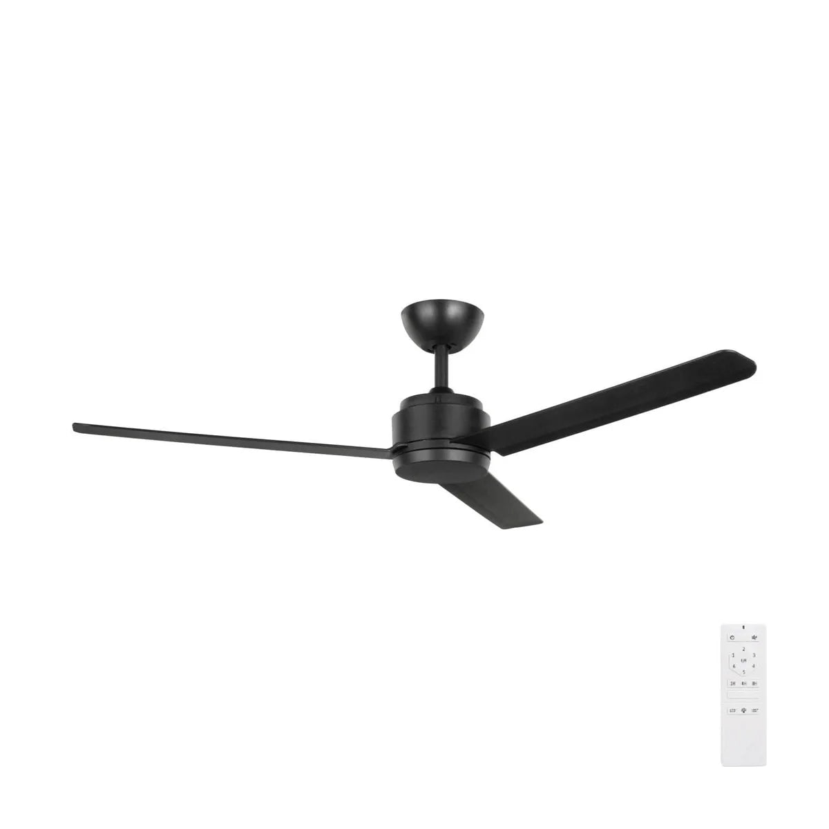 Brilliant Solana 52" DC ABS Ceiling Fan Black/ White 30W 240V- 22765/06, 22765/05