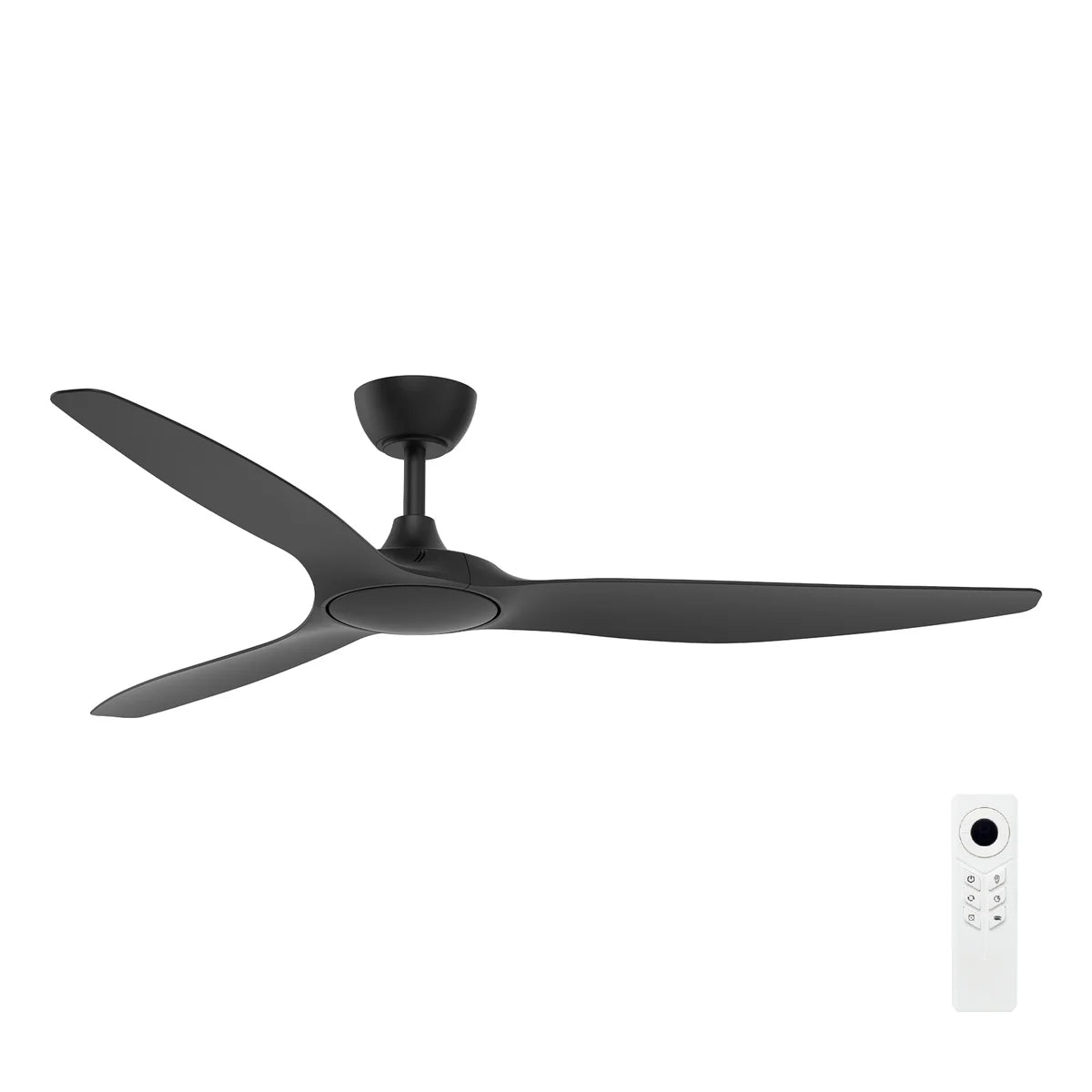 Brilliant 60" Fantastic 3-Blade Ceiling Fan Black/ White 35W 240V- 22943/06, 22943/05