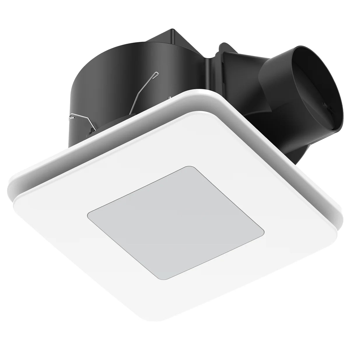 Brilliant Blizzard Square Exhaust Fan with LED Light Tri- White 15W 240V- 23028/05, 23029/05
