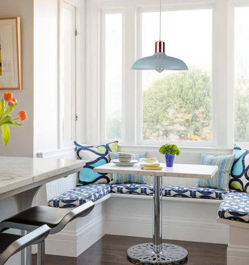 CLA PASTEL: Scandinavian Dome Shape Interior Pendants Matt White/ Matt Black/ Matt Pink/ Matt Grey/ Matt Green/ Matt Blue/ Matt Yellow 240V- PASTEL