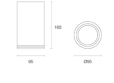 Trend Surface XSR10 LED Downlights 3000K 4000K Black / White / Silver 10W 220-240V IP20 - XSR103, XSR104 - Trend Lighting