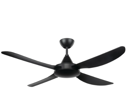 Brilliant VECTOR-II- with Ezi-Fit Blades 52in. Ceiling Fan Matt Black / Pure White 240V - 21548/05, 21548/06 - Brilliant Lighting