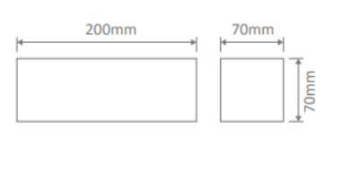 Domus BF - 2018 Ceramic Up/Down Interior Wall light White 240V - 11075- Domus Lighting