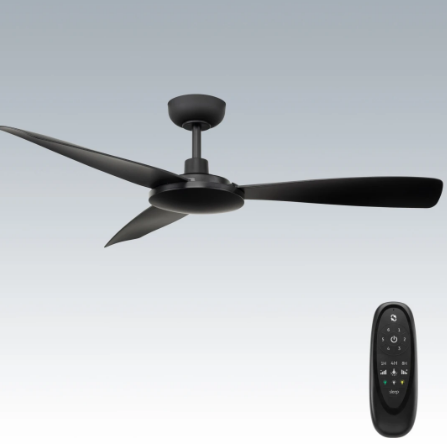 Brilliant MASCOT 58in Ceiling Fan Matt Black 30W 220-240V - 22199/06
