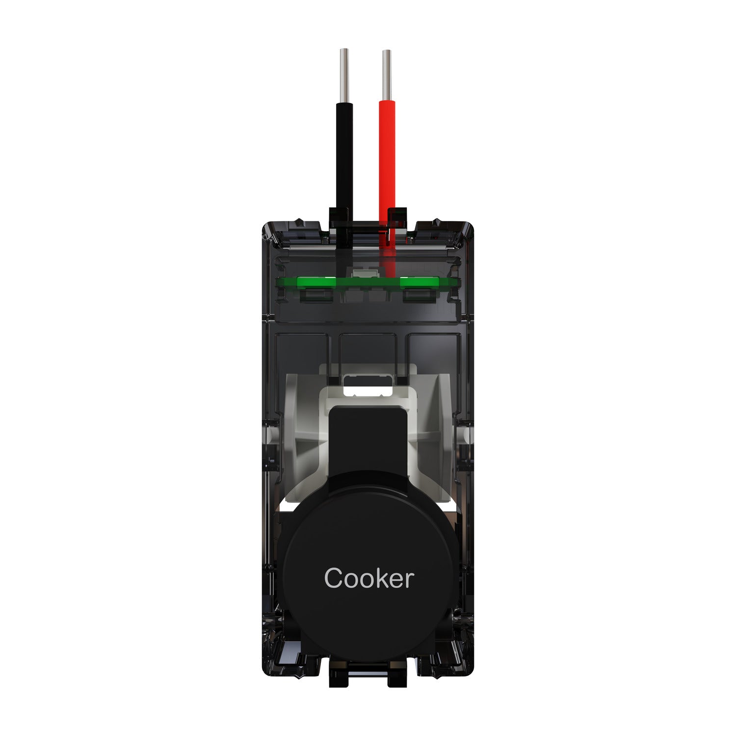 Clipsal Push Button Adaptor, Clipsal Solis, for 40M32, Marked COOKER Matt Black/ Matt White- 40PA32COOK-ZB , 40PA32COOK-ZW