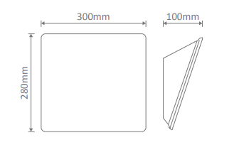 Domus BF - 2440 Ceramic Up/Down Interior Wall Light White 240V - 11081- Domus Lighting