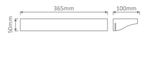 Domus BF - 2607B Ceramic Two Way Up Interior Wall Light White 240V - 11085-Domus Lighting