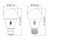 SAL OPAL LGS8TC Lamps and Globes Tri 8W 240V IP20 - LGS8TC/B22, LGS8TC/E27- SAL Lighting