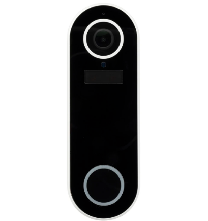 Brilliant DEACON Smart WiFi Video Doorbell and Chime Security Cameras White IP65 - 22063/05 - Brilliant Lighting