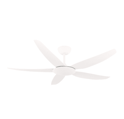 Brilliant AMARI- 56in 5 Blade Ceiling Fan Matt White / Matt Black 220-240V - 21723/06, 21723/05 - Brilliant Lighting