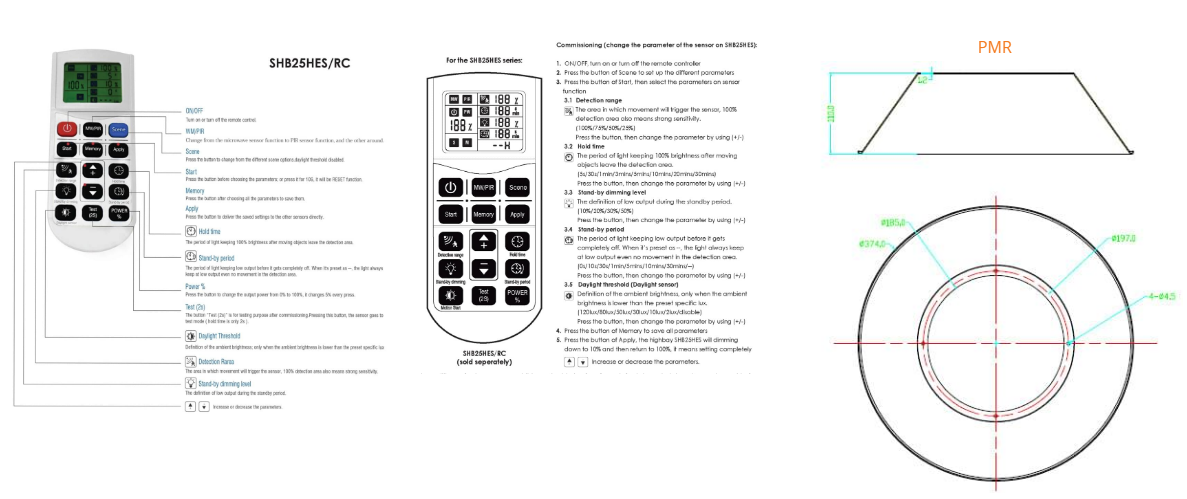SAL UFO SHB23MP200TC LED High Bay Tri - Black 100/150/200W 240V - SHB23 - SAL Lighting
