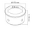 SAL Concrete Can Insert S9913 LED Downlight Accessory - S9913 - SAL Lighting
