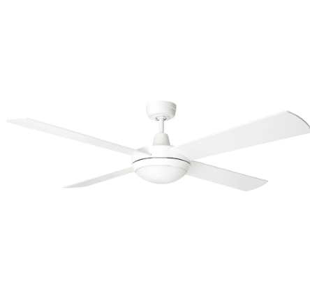 Brilliant TEMPEST LED- 52in. with Light Ceiling Fan Tri- White/ Black/ Brushed Chrome 50W 240V - 20580/13, 20580/06, 20580/05