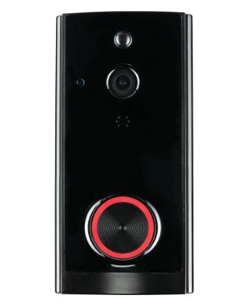Brilliant DOORBELL- WiFi Video Doorbell and Chime Smart Lighting Controls Black IP44 - 22163/06 - Brilliant Lighting