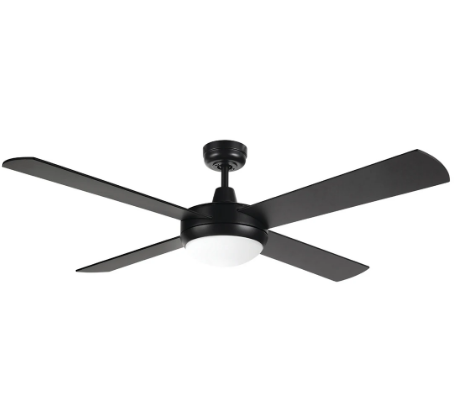 Brilliant TEMPEST LED- 52in. with Light Ceiling Fan Tri- White/ Black/ Brushed Chrome 50W 240V - 20580/13, 20580/06, 20580/05