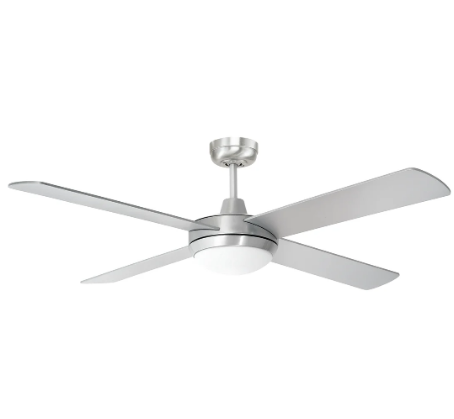 Brilliant TEMPEST LED- 52in. with Light Ceiling Fan Tri- White/ Black/ Brushed Chrome 50W 240V - 20580/13, 20580/06, 20580/05