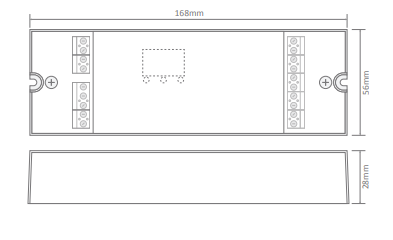 Domus Chameleon Dimming DMX Interface Smart Lighting Controls RGBW Black 12-24V - 20129