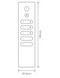 Domus Chameleon Remote 1 Channel / RF+Bluetooth Single Colour LED Strip Black - 20143 - Domus Lighting