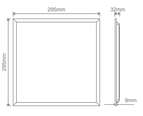 Domus Trim-303 Square Recessed Plaster Frames LED Panels and Troffers Satin White- 19324
