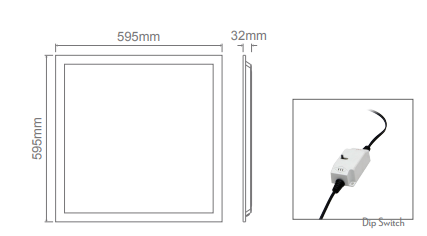 Domus Trim-606 Square Recessed Plaster Frame LED Panels and Troffers Satin White - 19327