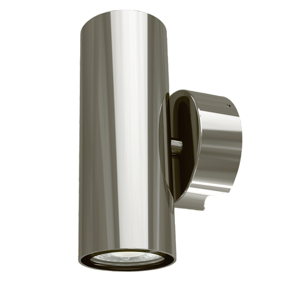 SAL BONDI II Exterior Wall Lights Tri - Aluminium/ Black/ Stainless Steel 2x5W 240V IP65 - SL7322/TC