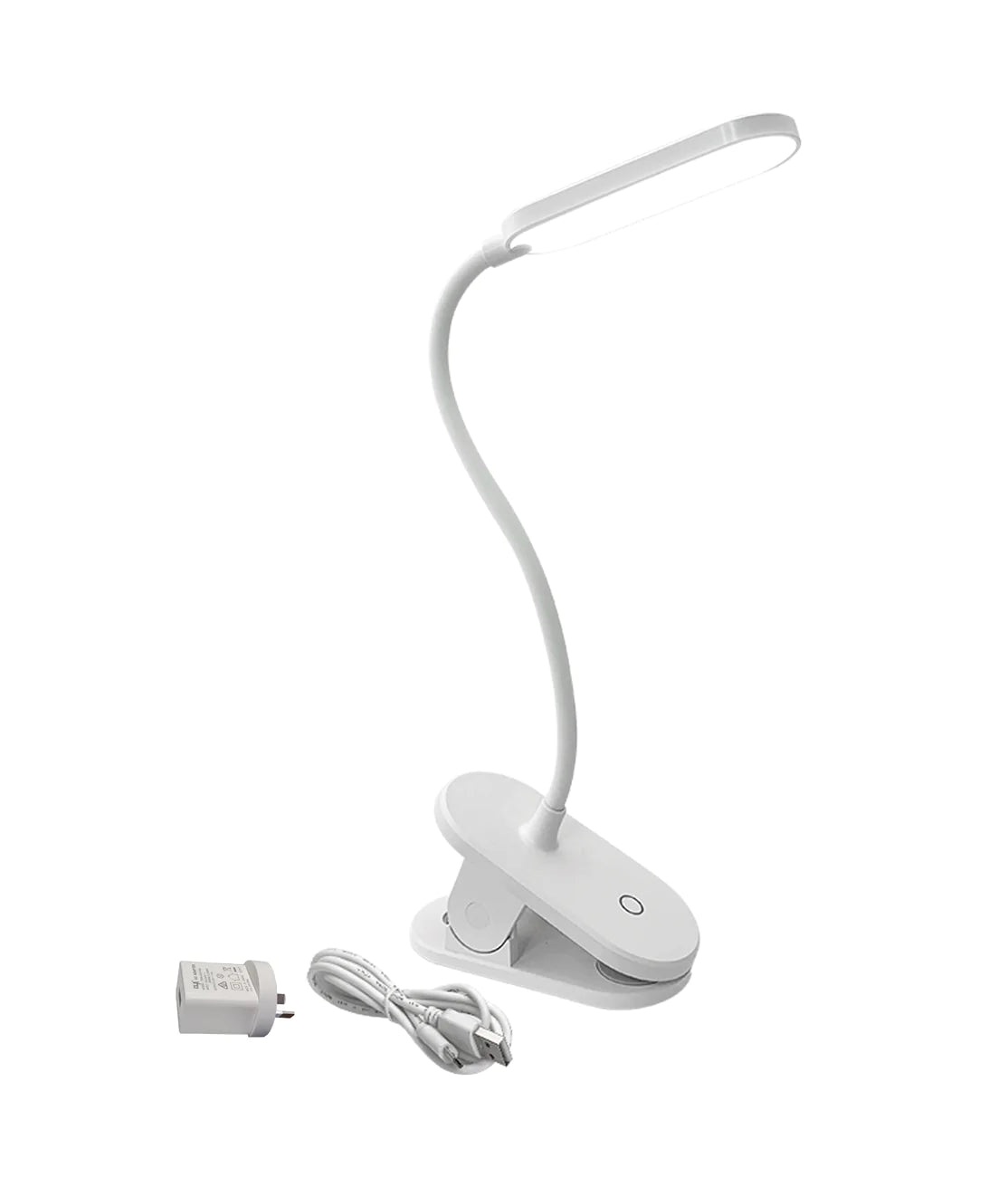 CLA BUDDY: LED Rechargeable Portable Touch Clip Table Lamp 6500K White 2.5W - BUDDY- CLA Lighting