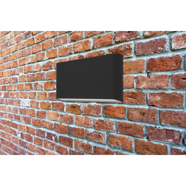 SAL Carina Up/Down Exterior Wall Lights Tri - White / Black 10W 240V IP65 - SE7150