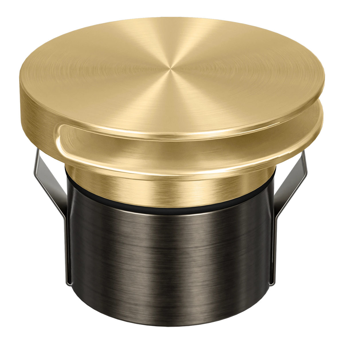 Domus EMIT 85 TRIO Brushed Brass Round Slot – 11633