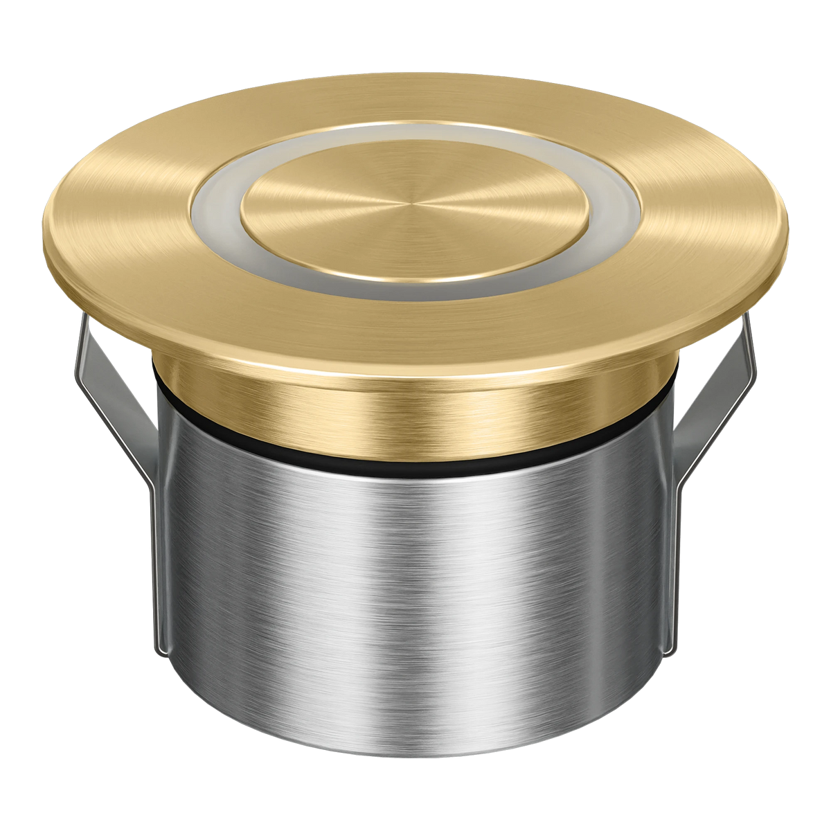 Domus EMIT 85 RGBW Brushed Brass Ring fascia – 10243
