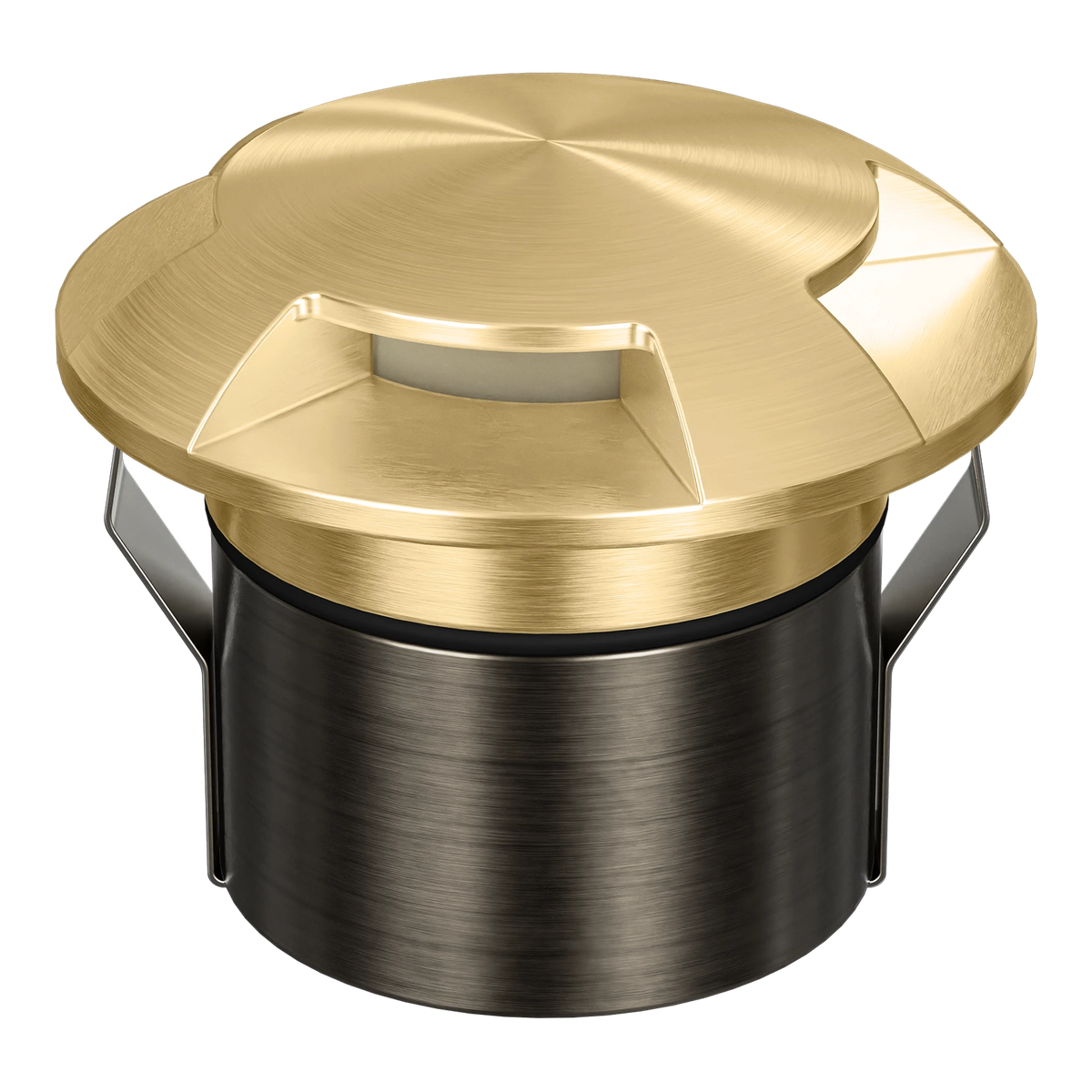 Domus EMIT 85 TRIO Brushed Brass 4 Way fascia – 10201