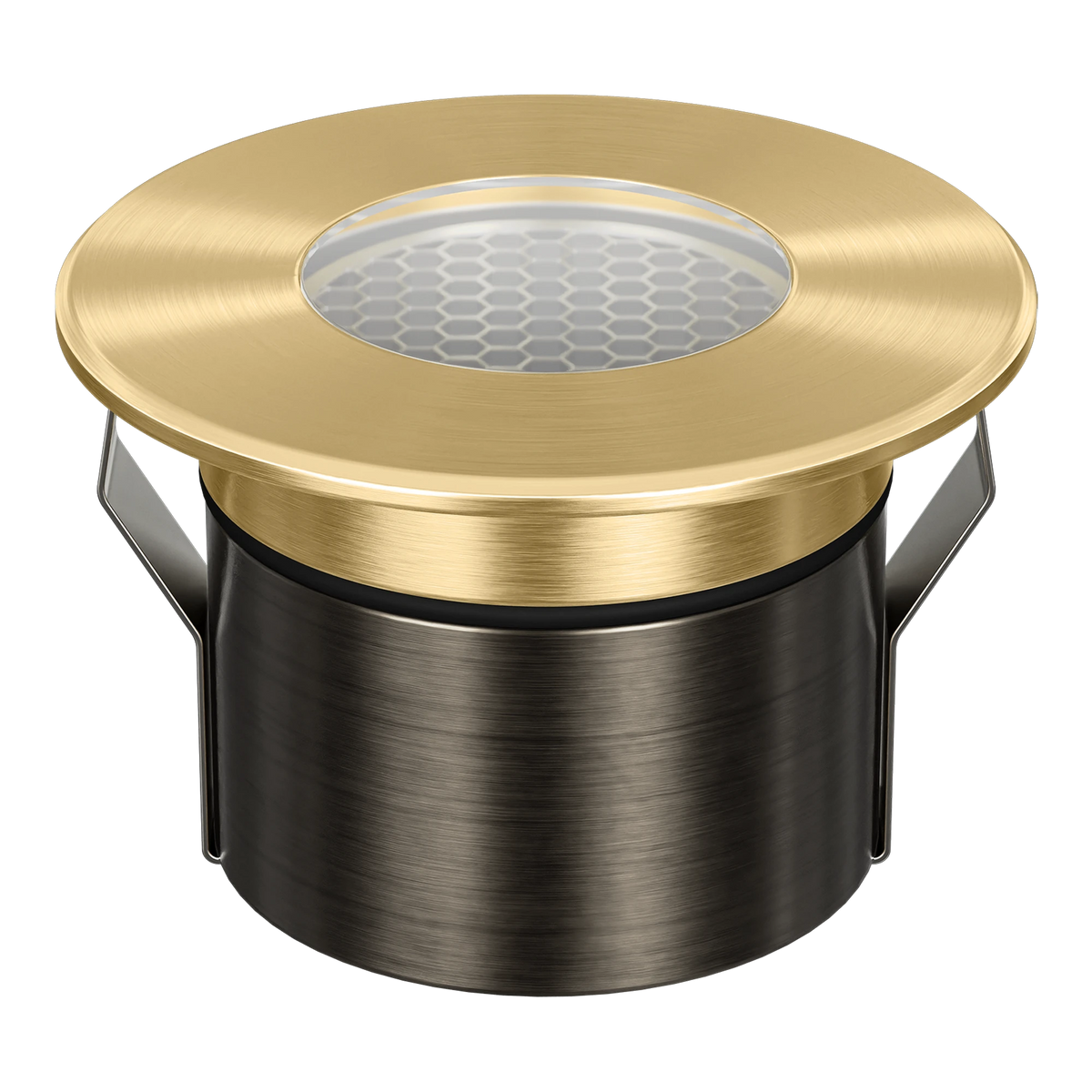 Domus EMIT 85 TRIO Brushed Brass Round Open fascia – 10195