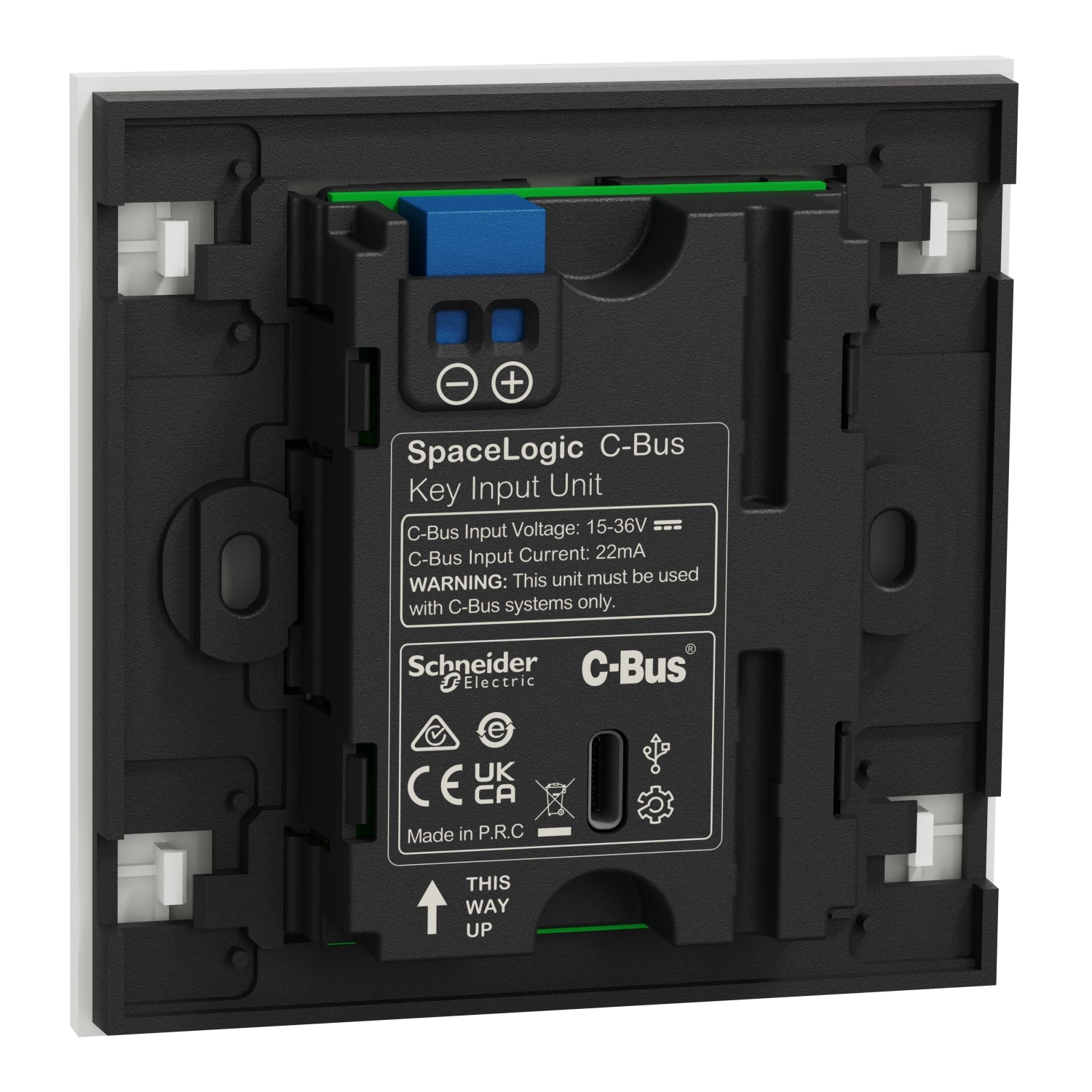 Clipsal C-Bus SpaceLogic Wall Plate 4 Gang White- ER5044ZW