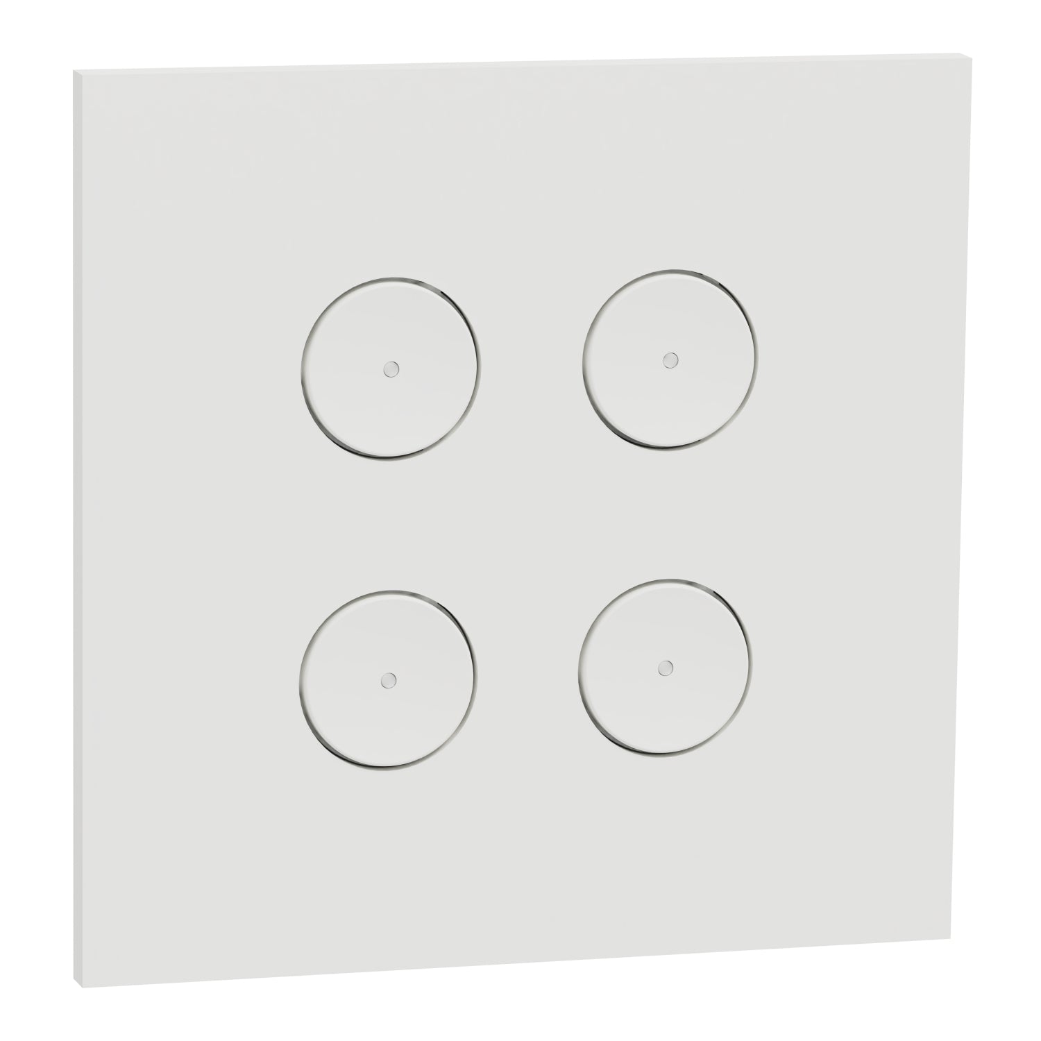 Clipsal C-Bus SpaceLogic Wall Plate 4 Gang White- ER5044ZW