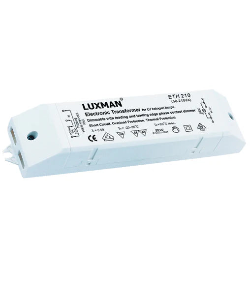 CLA Luxman Indoor Electronic Transformer Accessories White 12V IP20- ETH210VA