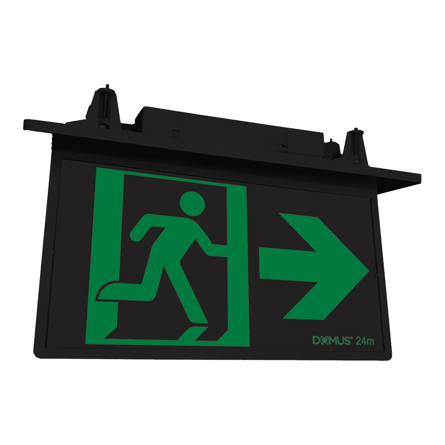 Domus EXIT RECESSED LED Emergency Black/ White2.5W 3.2V- 66104, 66105